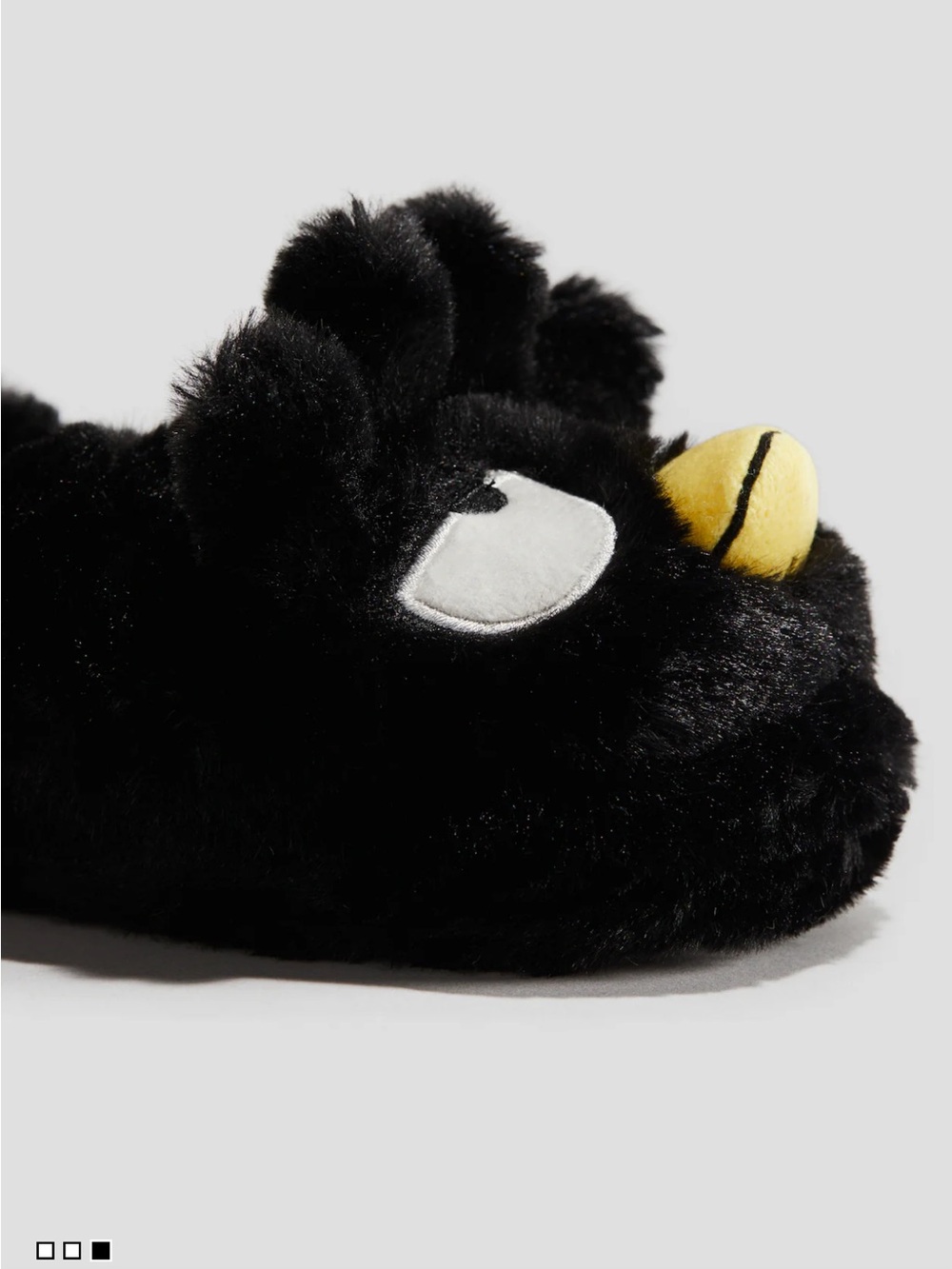 Badtz-Maru
H&M Black Plush Kids Slip-On Character Slippers with Yellow Beak - Picture 2 of 8